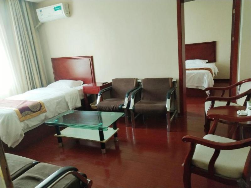 Greentree Inn Shandong Heze Mudan Road Bus Terminal Station Express Hotel Buitenkant foto